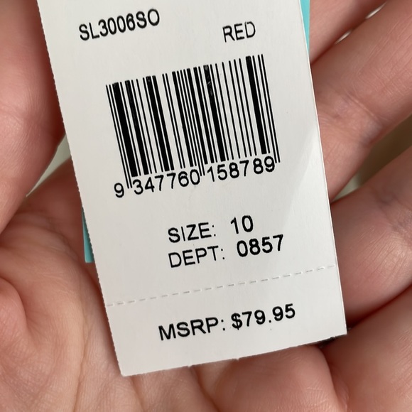 Seafolly Swim Top NWT size 10 - Picture 8 of 8